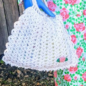Vintage Knit Hand Bag